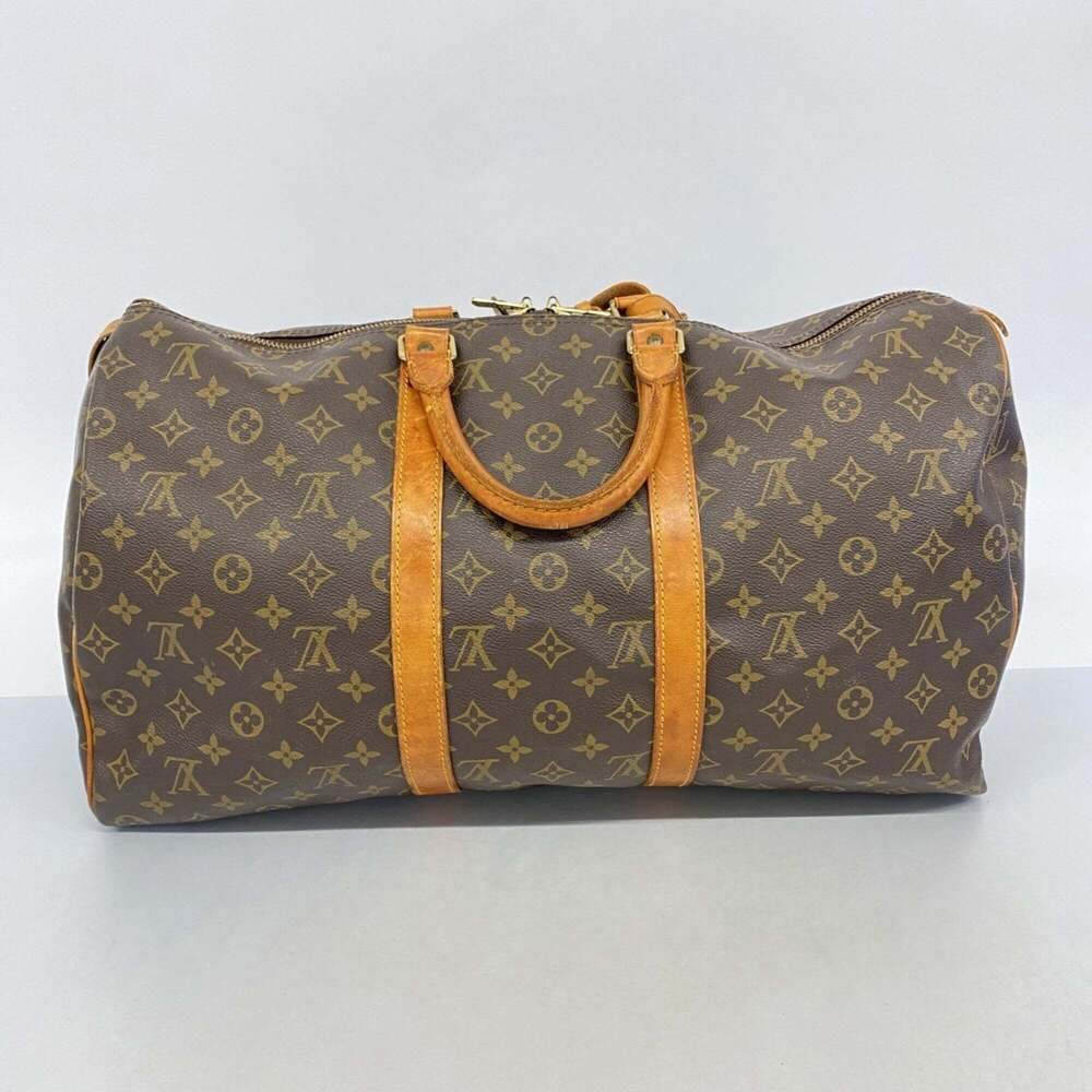 LOUIS VUITTON Brown Monogram Keepall 50 Boston Bag - Picture 13 of 13